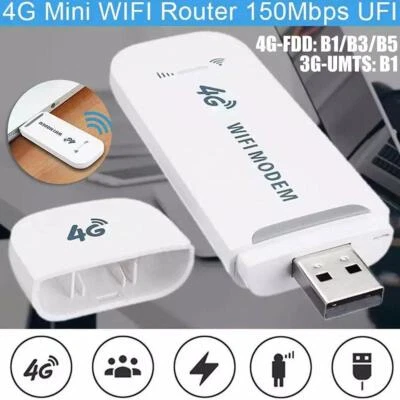 4G LTE Unlocked USB WIFI Dongle Modem Wireless Router Mobile Broadband P0P8 R5R3 - Image 1 of 4