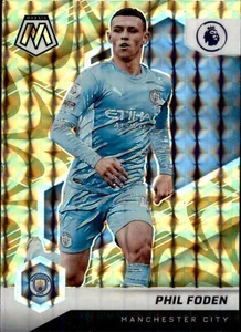 2021-22 Panini Mosaic Premier League #17 Phil Foden Mosaic Reactive Gold - Bild 1 von 2