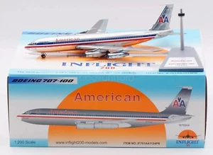 INFLIGHT200 AMERICAN AIRLINES B707-100 POLISHED 1:200 IF701AA01124PR IN STOCK - Picture 1 of 3