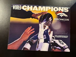 1998 World Champions Denver Broncos 14 Month Calendar - New never used - Picture 1 of 6