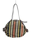 IL BISONTE Candy Bag Handbag Canvas PNK Stripe