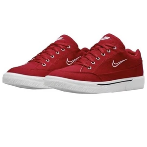 Nike Retro GTS 97 Para hombres Parte Superior Baja Lona Gimnasio Rojo Talla - 9 - Imagen 1 de 5