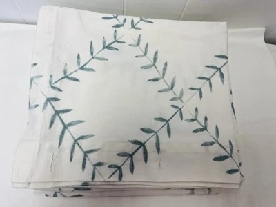 Cortina de ducha de tela de algodón Kate Spade New York 72 x 72 enrejado de helecho granja Foto 1 de 3