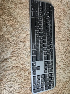 Logitech MX Keys Wireless Illuminated Keyboard - Black (920-009418) - image 1 of 3