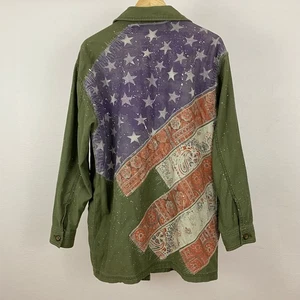 We The Free - Free People Spruce Military Shirt Jacket - Moss - Size Small - Bild 1 von 9