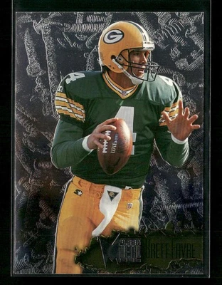 1996 Fleer Metal #45PM Brett Favre Precious Metal - Image 1 of 2