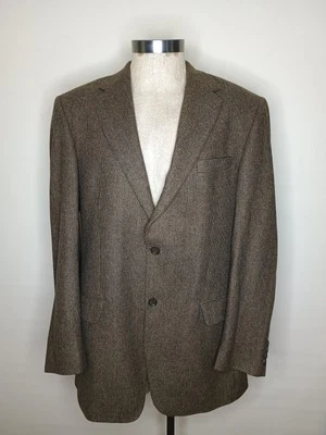 Andrew Fezza Traje Chaqueta Blazer Hombre 42 L Marrón Lana  Foto 1 de 4