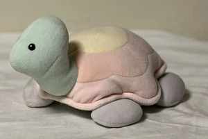 Baby Gund Rainbow Racer Turtle Plush 5696 Pastel Stuffed Animal Toy - Picture 1 of 7