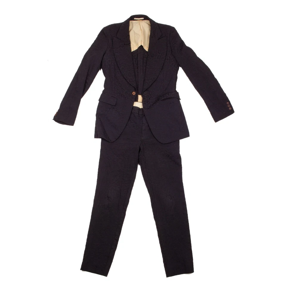 COMME DES GARCONS HOMME PLUS A/W 2014 черный полиэстер леопард печать 2 изделия костюм - Изображение 1 из 4