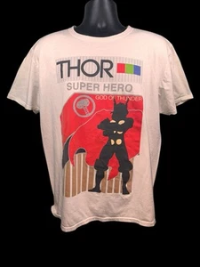 Marvel Thor Polaroid Grafik weiß Kurzarm T-Shirt Herren Größe Large - Bild 1 von 7