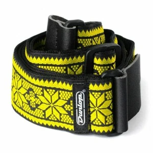 Dunlop D67-02YE Fillmore Yellow jacquard guitar strap - Picture 1 of 2