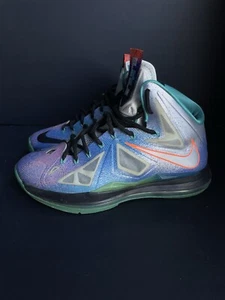 Size 10.5 - Nike LeBron 10 Pure Platinum - Picture 1 of 6