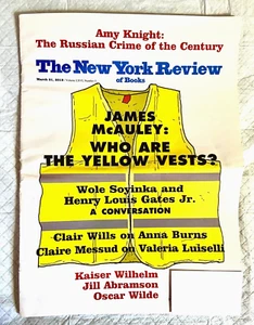 The New York Review of Books --Literature/Books Mag. -Vol. 66 #5- March 21, 2019 - Picture 1 of 2