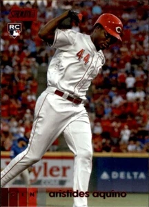 2020 Topps Stadium Club ARISTIDES AQUINO Red Foil Parallel #36 Reds RC - Picture 1 of 1