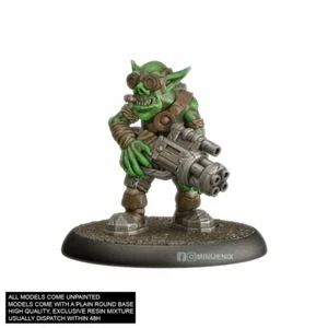 A56 CYBERPUNK GOBLIN GROT SciFi: Necromunda, Miniatura Resina 3D 28mm 32mm