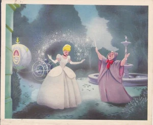 CENDRILLON - 1950 - 15 x 12,4 cm - WALT DISNEY - Picture 1 of 2