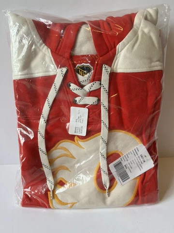Calgary Flames NHL Hoodie Sweatshirt Red Men M/L New Cover