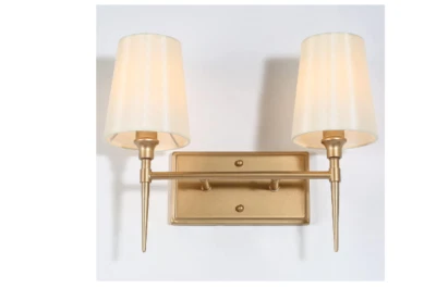 Bathroom Light Fixtures 2 Light Vanity Light Modern  Light Gold Light - Image 1 of 4