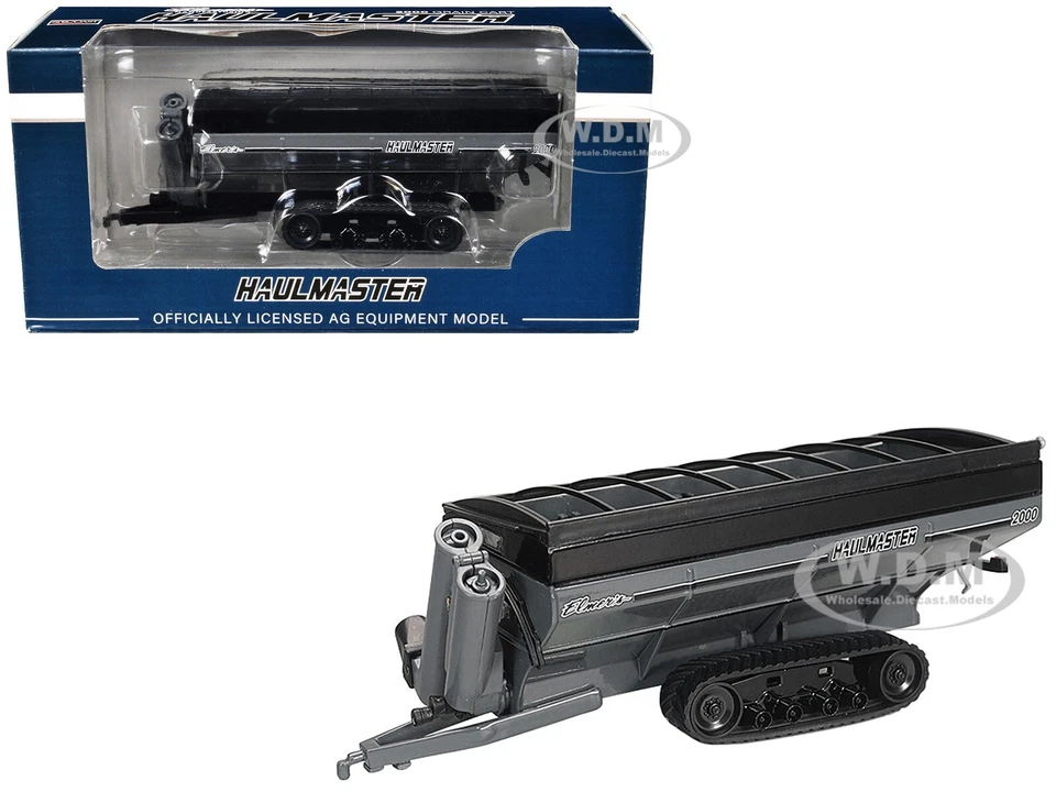 ELMER'S HAULMASTER 2000 GRAIN CART W/TRACKS GRAY 1/64 DIECAST BY SPECCAST ELM001