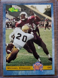 Michael Strahan Rookie Card Classic 1993