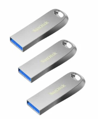 SanDisk Luxe 32GB 64GB 128GB 256GB 512G USB 3.1 Flash Drive Memory Stick lot UK - Image 1 of 3