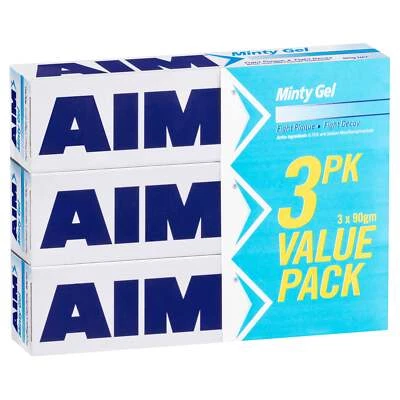 Aim Minty Gel Value Pack 90g (Pack of 3) - Image 1 of 2