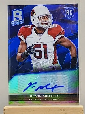 2013 Spectra - KEVIN MINTER - Blue Rookie Auto /99 - Cardinals - RC - Maces! - Image 1 of 2
