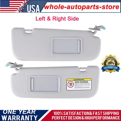 852103X000TX 852203X000 Sun Visor Gray LH RH for Hyundai Elantra MD 2011-2015 GL Foto 1 de 4
