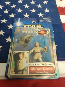 Hasbro Star Wars Attack of the Clones- Obi-Wan Kenobi Coruscant Chase nos