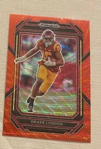 Drake London 2023 Panini Prizm Draft Picks Onda Rossa - Foto 1 di 1