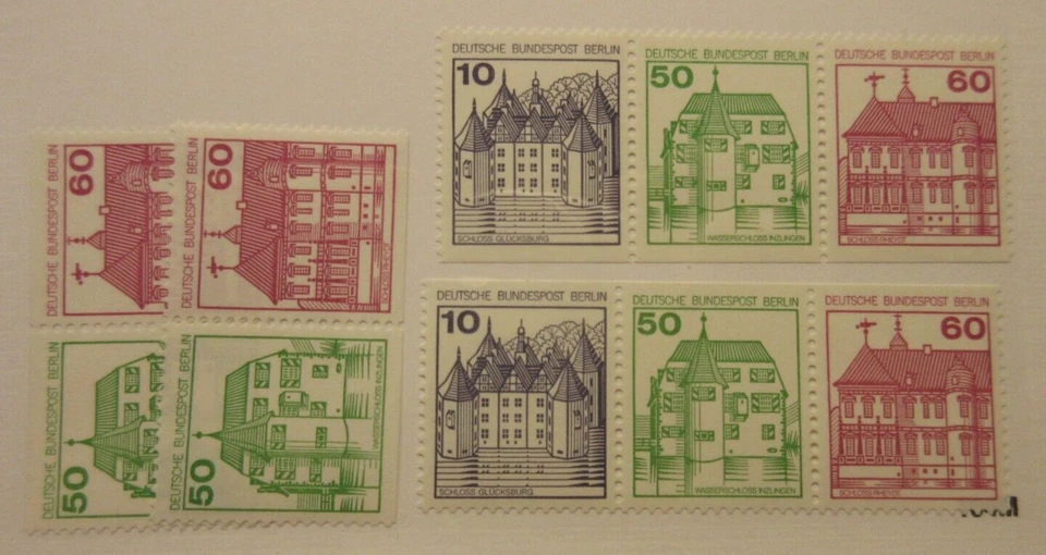 BERLIN Zusammendrucke Michel W75, W76, W77, W78, MNH Lot24 Cat €32 - Image 1 of 1