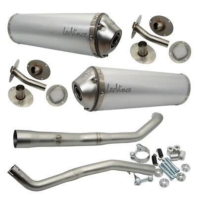 Endschalldämpfer LeoVince 2x SLIP-ON X3, Aluminium für Enduro Yamaha XT 660 R-X - Bild 1 von 4