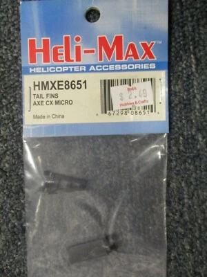 Heli-Max HMXE8651 Aletas Traseras Hacha CX Micro Foto 1 de 2