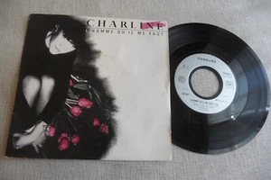 CHARLINE 45T L'HOMME QU'IL ME FAUT. TAMPON PROMO INCRUSTE. THOMAS FERSEN.  - Imagen 1 de 2