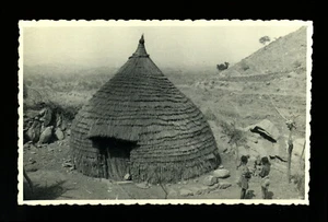 G-FOTOKARTE Militär Kolonien ÄTHIOPIEN-HÜTTE - Bild 1 von 1