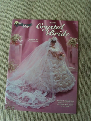 THE NEEDLECRAFT SHOP 1998, FOLLETO PATRÓN GANCHILLO NOVIA CRISTAL 981004 Foto 1 de 2