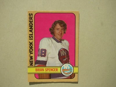 1972/73 O-PEE-CHEE NHL HOCKEY CARD #61 BRIAN SPENCER NM SHARP!! 72/73 OPC - Image 1 of 2