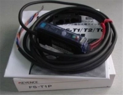 1Pcs New Keyence FS-T1P Fiber Optic Optical Sensor FST1P - Image 1 of 2