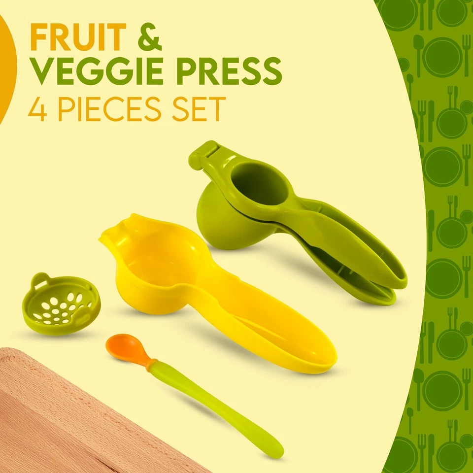 Wean Machine Food Juicer Set Squeeze Serve Baby Food Press, Fruit Ricer Masher - Image 1 of 4