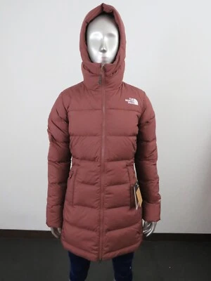 Womens The North Face Gotham Mid Parka 550-Down Winter Jacket Hooded - Marron - Imagem 1 de 4
