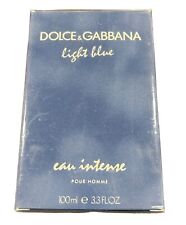 Light Blue eau intense by Dolce & Gabbana D&G 3.3 / 3.4 oz EDP Cologne for Mens