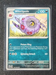 Whirlipede 116/167 Pokemon card SV Twilight Masquerade common NM - Picture 1 of 1