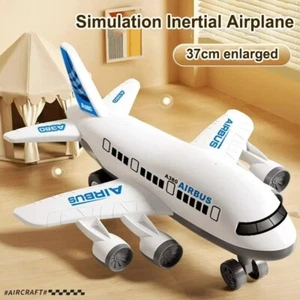 37cm Large Toy Kids A380 Airways Plane Model Aircraft Aeroplane Airlines Jumbo - Picture 1 of 6