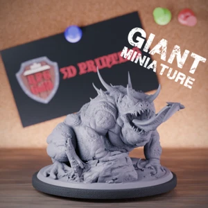 Monstruo Sapo Gigante Miniatura Pesadilla Tóxica Mini Mazmorras y Dragones Mini DnD - Imagen 1 de 8