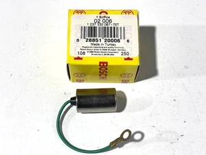 New Bosch Ignition Condenser 02006 for 1961-1970 BMW Mercedes-Benz Porsche VW - Picture 1 of 2
