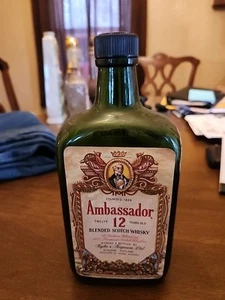 Ambassador 12 Blended Scotch Whisky Bottle  Empty - Picture 1 of 2