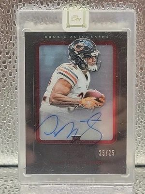 2019 Panini One - Rookie Autographs David Montgomery #129 Red /25 🔥 🔥 - Image 1 of 2