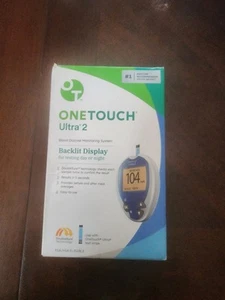 OneTouch Ultra 2 Blutzuckermessgerät Messgerät zur Prüfung des Blutzuckerspiegels - Neu! - Bild 1 von 6