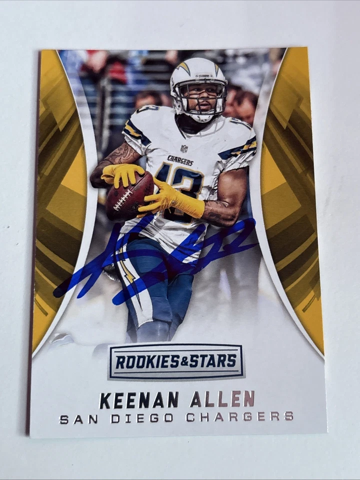 Signed Keenan Allen 2016 Panini Rookies & Stars #70 Los Angeles Chargers - Image 1 of 1