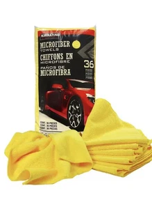 Kirkland 36x Microfiber Towels | Car Detailing Cleaning Cloths | Lint-Free - Picture 1 of 9
